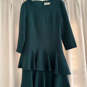 Eliza J Emerald Green Textured Dress